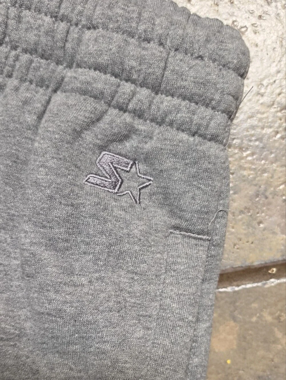 Vintage Y2K Starter Grey Fleece Sweatpants Men's 3XL (48-50) Drawstring NWT